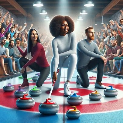Bermain Curling