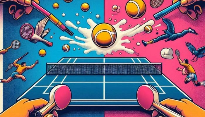 Perbedaan Tenis Lapangan dan Tenis Meja