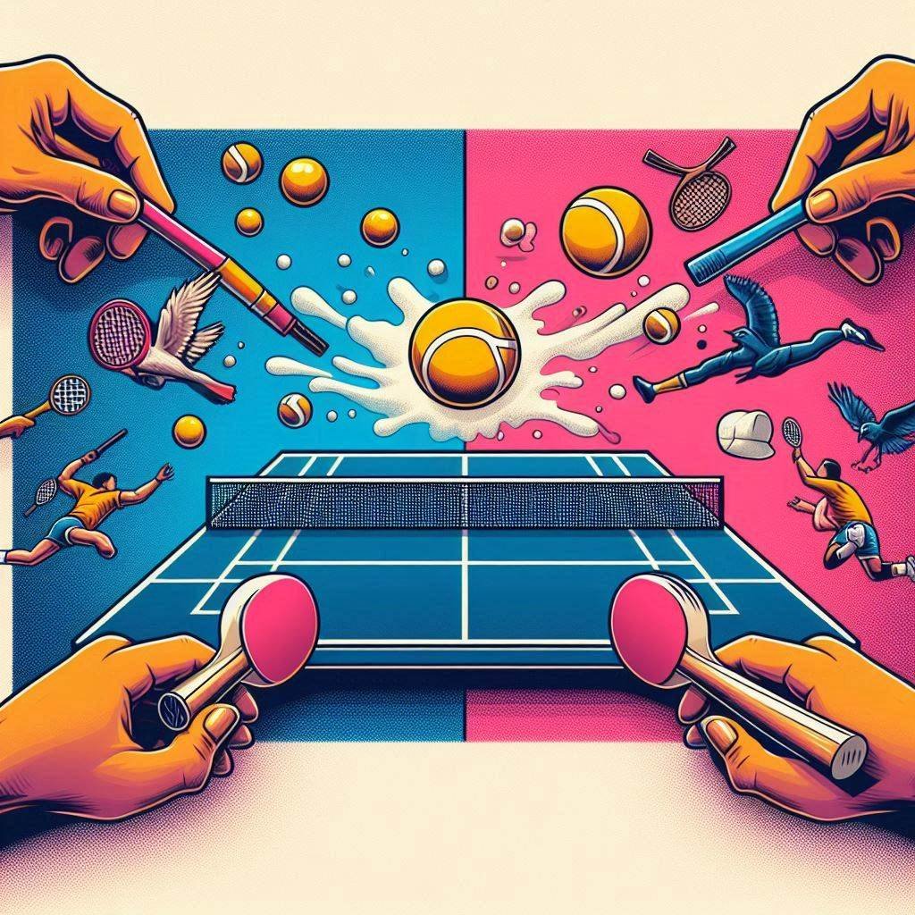Perbedaan Tenis Lapangan dan Tenis Meja