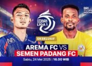 Prediksi Skor Arema FC vs Semen Padang BRI Liga1 24 Mei 2025