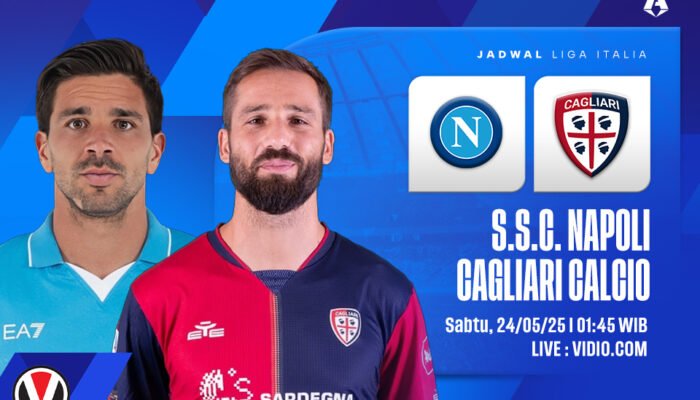 Prediksi Skor Napoli vs Cagliari Serie A 24 Mei 2025 01:45