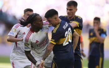 Hasil Pertandingan Boca Juniors vs Benfica Imbang 2-2