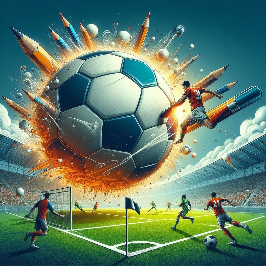 Sepak Bola Unik Pakai Bola Raksasa Ukuran Jumbo
