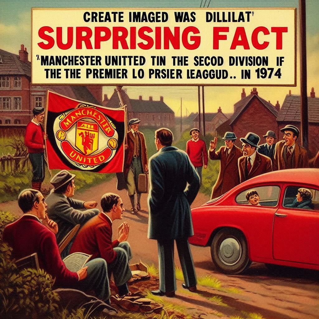 Manchester United Pernah Degradasi ke Divisi Dua