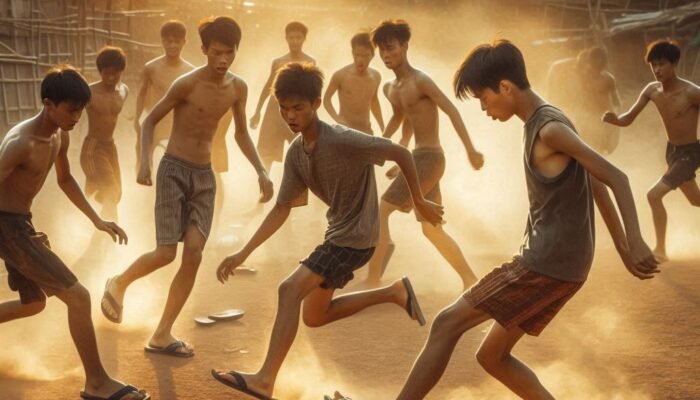 Pertandingan Sandal Viral: Serunya Main Sepak Bola Cuma Pakai Sandal!