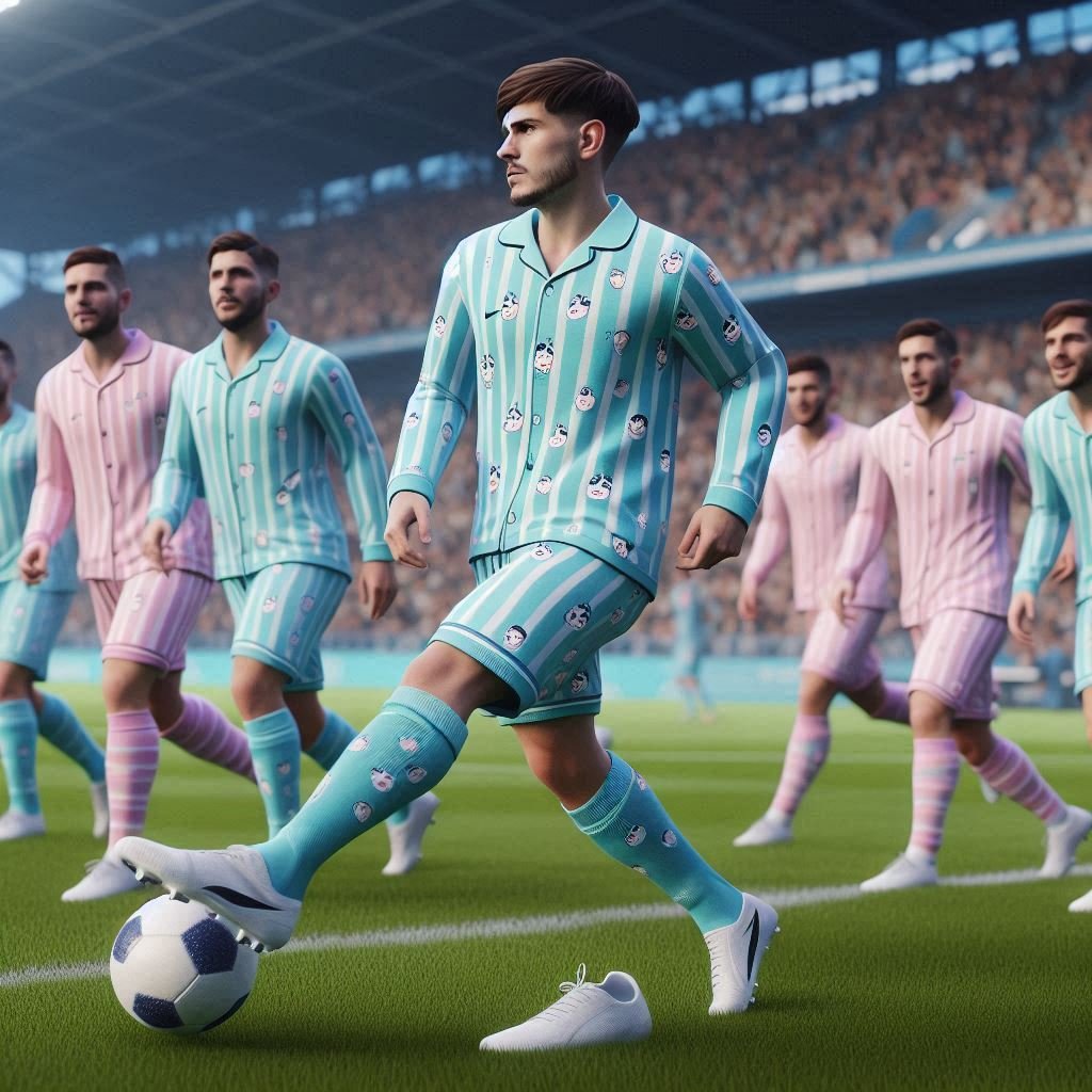 Fashion Nyeleneh di Lapangan: Jersey Piyama Bikin Lawan Gagal Fokus!