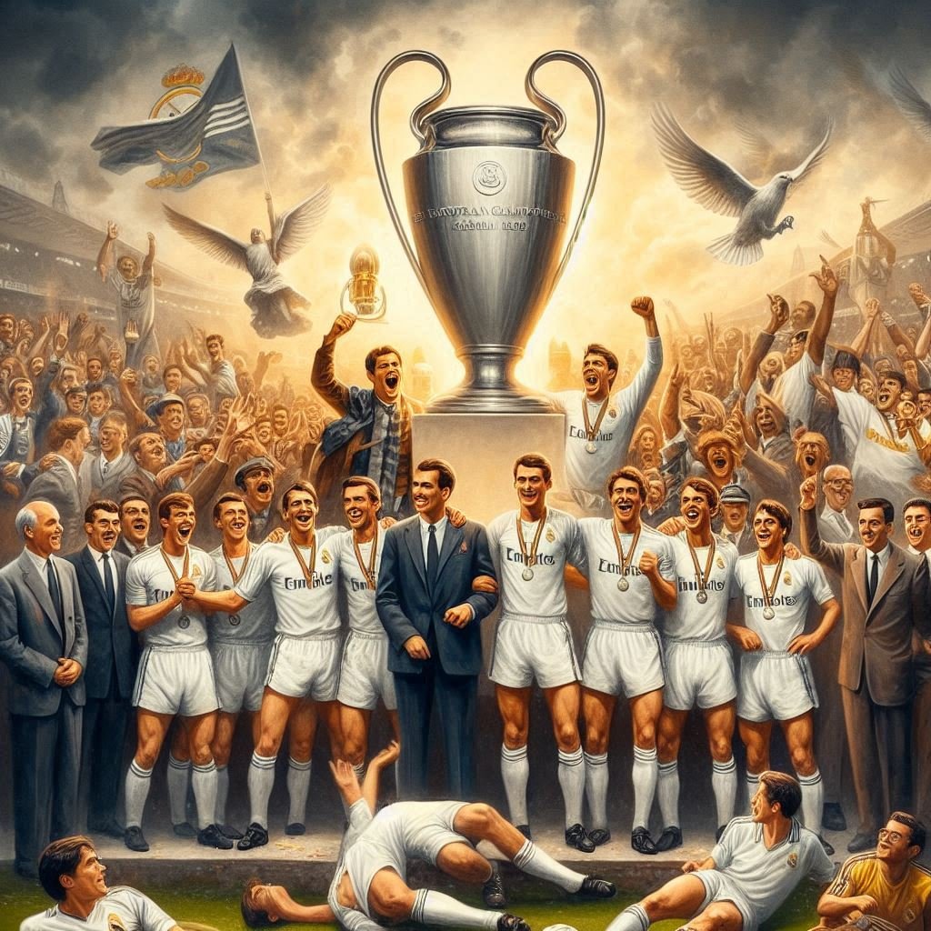 Real Madrid Juara Liga Champions Pertama dalam Sejarah